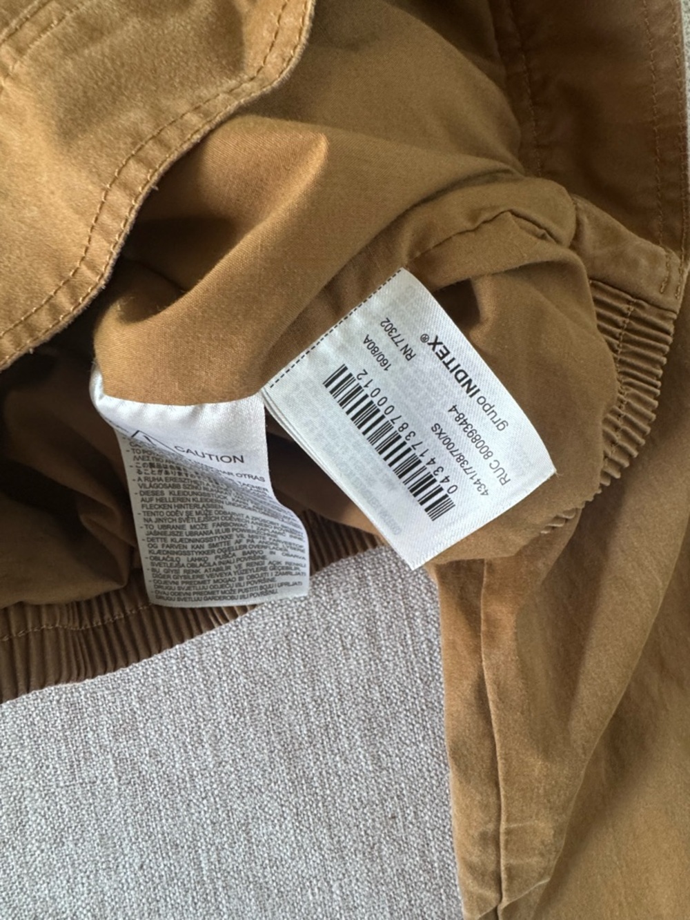 Zara Brown Utility Jacket Cropped Zara - Picture 3 of 4